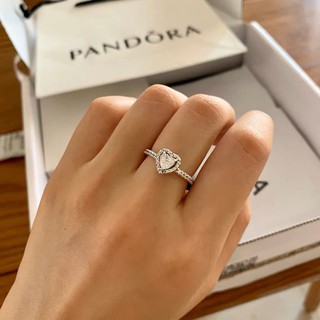 Nhẫn Pandora 's mặt hình trái tim thời trang ấn tượng