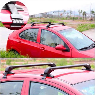 Giá nóc 2 thanh đen cho xe 5 chỗ như Kia morning, Matiz, Spark, I10... Hàng zin theo xe- có clip