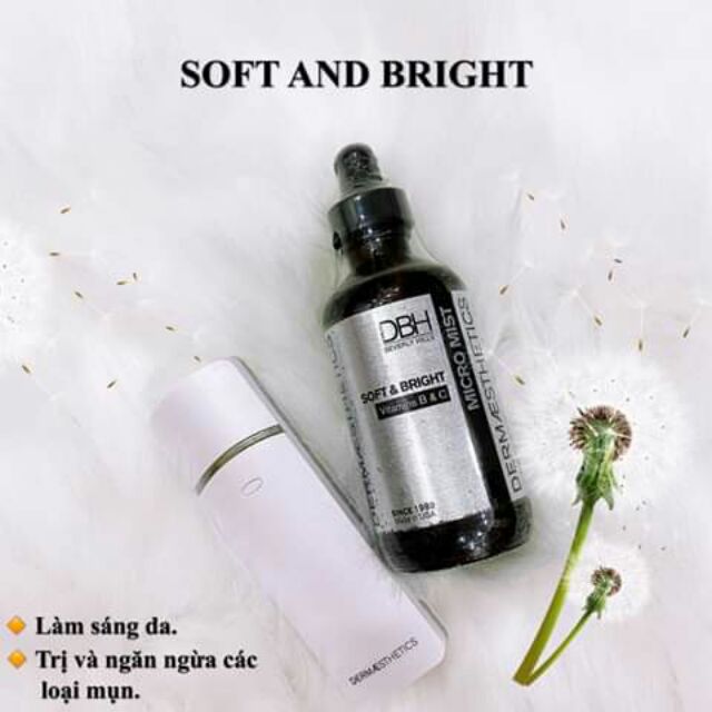 DBH máy xịt khoáng và tinh chất