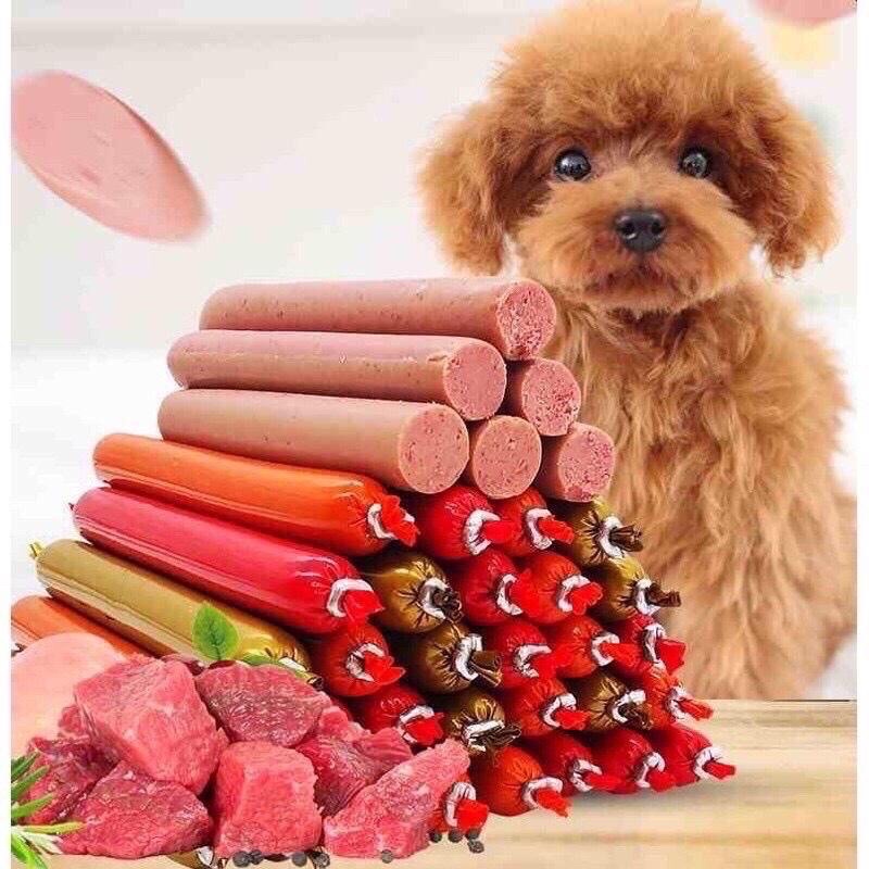 Xúc xích chó mèo cao cấp combo 10 cái thơm ngon giàu dinh dưỡng date xa