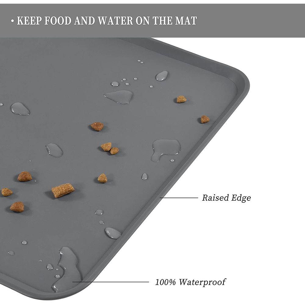 Thảm Silicone Lớn Lót Tô Đựng Thức Ăn Cho Thú Cưng