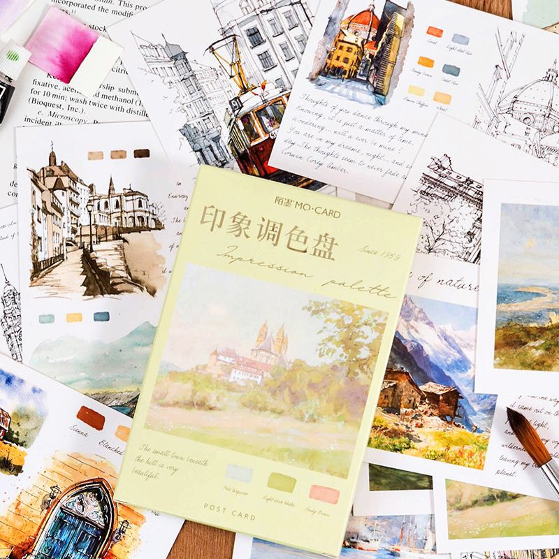 Postcard Trang Trí Tường Decor Phòng Quán Cafe Bưu Thiếp Chụp Ảnh Bài Hát Tình Yêu