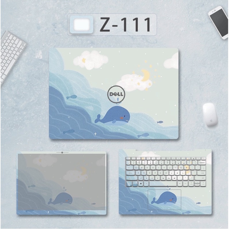 Miếng Dán Skin Laptop - Decal Máy Tính Dell, Hp, Asus, Lenovo, Acer, Surface,Vaio, Macbook 15 6 inch MD 456 LUXSKEEN