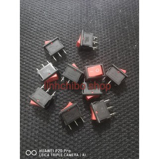 Combo 10 công tắc đỏ bập bênh 3 chân