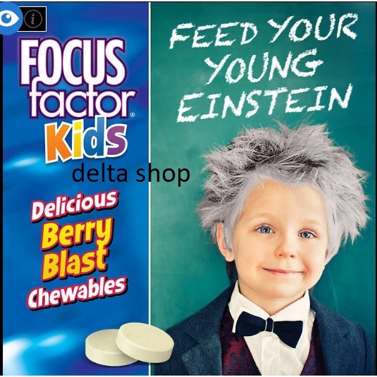 Kẹo Phát Triển Trí Não Focus Factor Kids 150 Viên