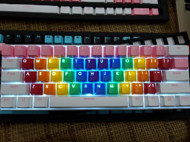 Bàn phím cơ bluetooth Rk61 led RGB ver 3.0 | 3 chế độ kết nối | Phiên bản 2021 | BigBuy360 - bigbuy360.vn