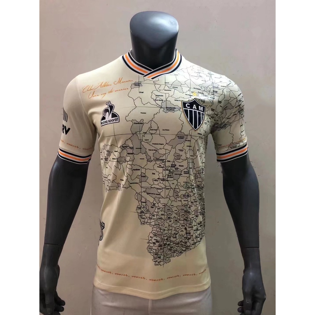 Áo Thể Thao Bóng Đá Ngắn Tay Phiên Bản Đặc Biệt Atletico Mineiro Size S-2XL Cho Nam