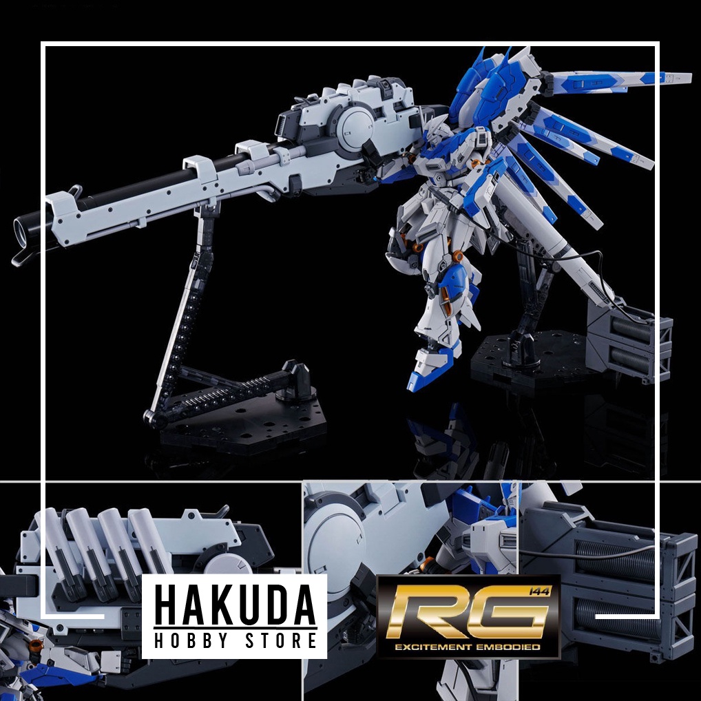 Mô hình P-Bandai RG 1/144 Hyper Mega Bazooka Launcher (Hinu Bazooka) - Chính hãng Bandai Nhật Bản