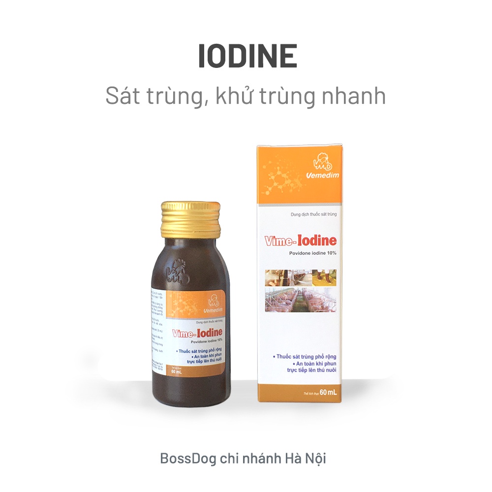 Vime-Iodine - Dung dịch sát trùng đỏ