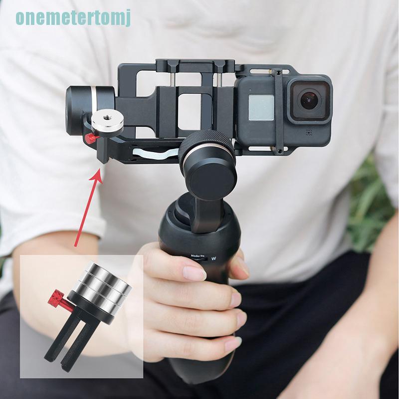 【ter】Action Camera Switch Adapter Handheld Gimbal Mount for Gopro Hero 9 8 Osmo 4 OM4