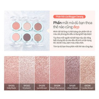 Phấn Mắt Lime Color & Eyes Single Shadow 1.4g (Nhũ Ít)