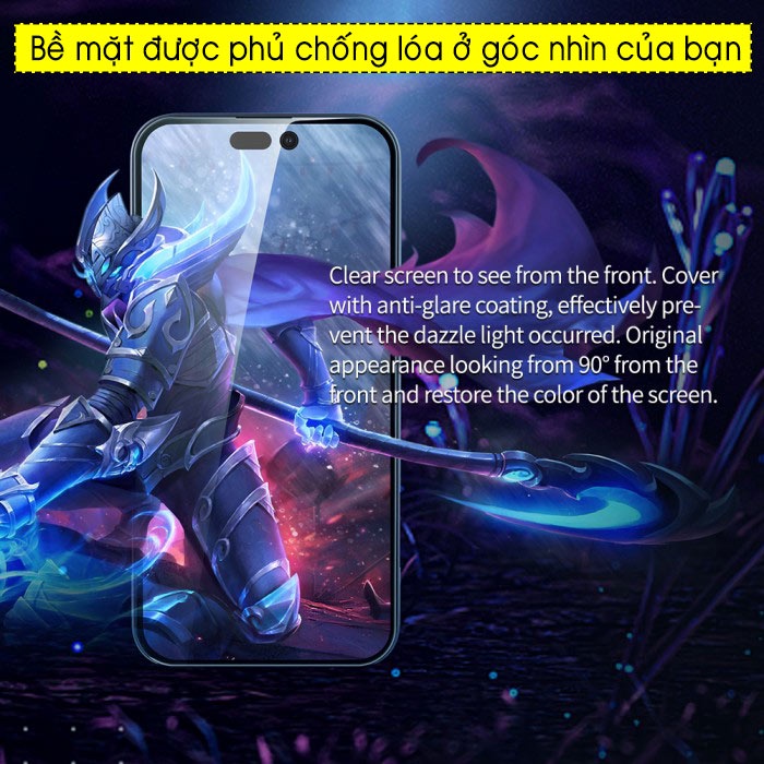 Dán cường lực chống nhìn trộm IP 14 Pro Max / 14 Pro Nillkin Guardian