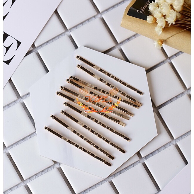 Châm cài tóc thời trang màu vàng DIY cho phái nữ