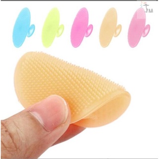 [Hàng mới về] Cọ rửa mặt tắm silicone mềm mại làm sạch làn da tiện lợi