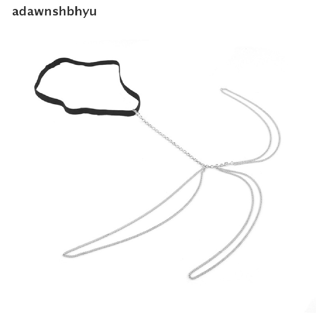 [adawnshbhyu] Chuỗi Dây Đeo Chân Đính Pha Lê Quyến Rũ Thời Trang Đi Biển Cho Nữ