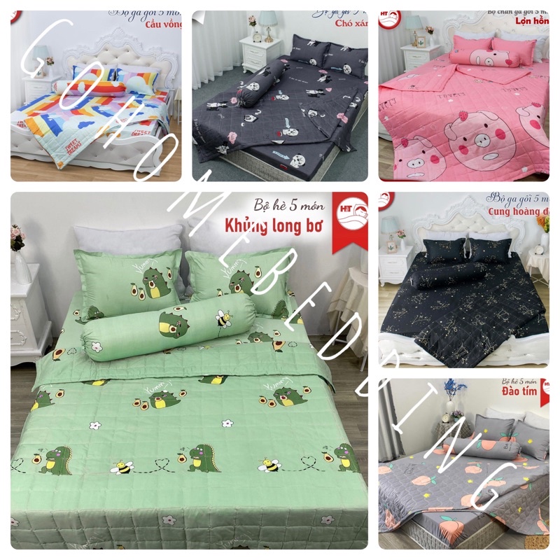 Ga trải giường poly cotton 1m2,1m6,1m8,Drap bọc nệm đẹp,được chọn mẫu