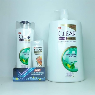 Dầu gội sạch gàu Clear Mát Lạnh Bạc Hà