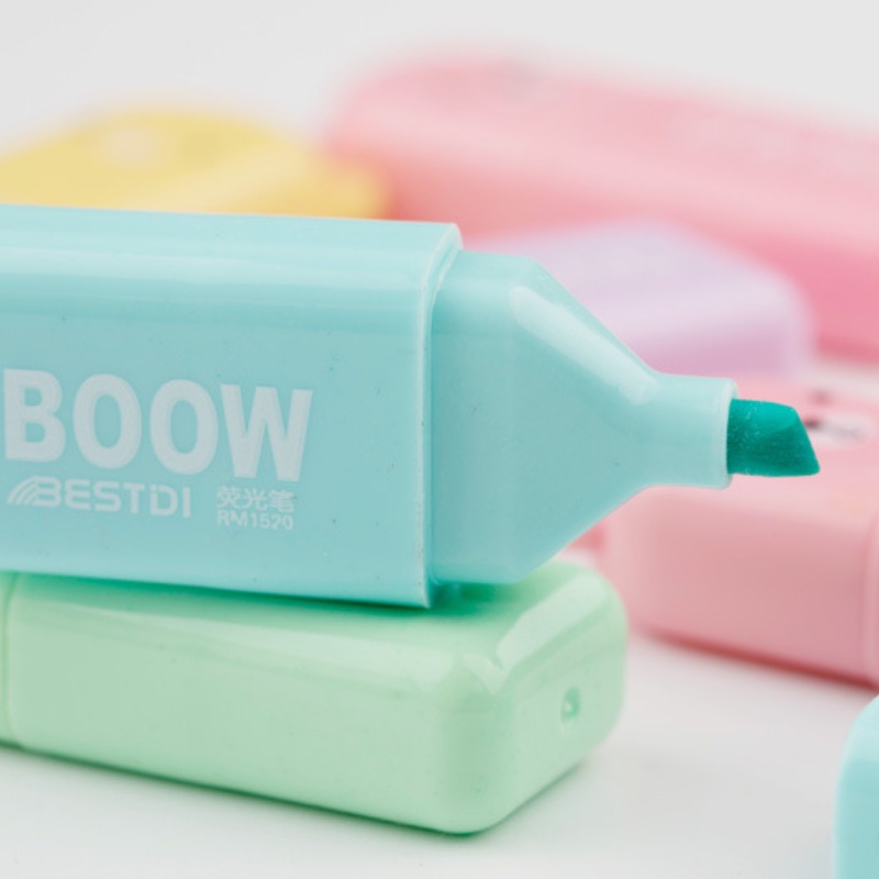 Bút đánh dấu mini nhiều màu sắc hình gấu dễ thương kích thước 1-3mm