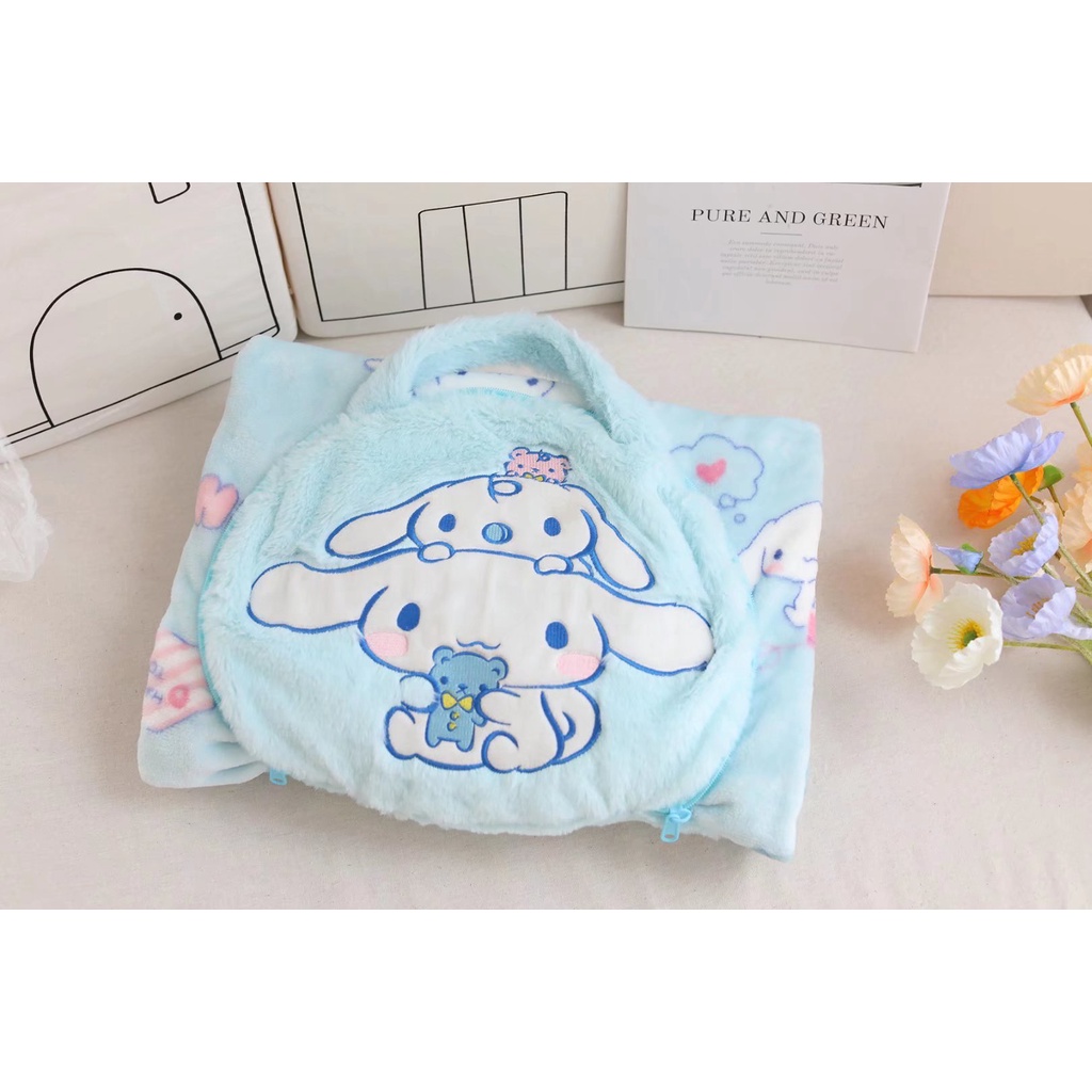 Hobby Chăn Gối Ngủ Trưa Văn Phòng Hoạt Hình Sanrio melody Nhật Bản Dễ Mang Theo