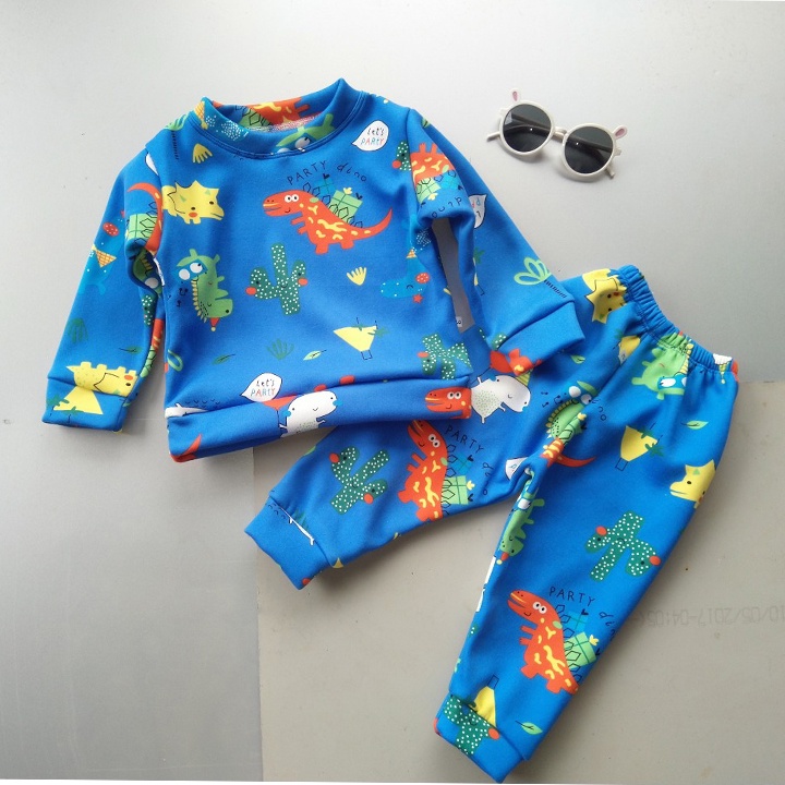 Bộ nỉ cho bé trai bé gái, bộ thu đông cho bé 8-18kg