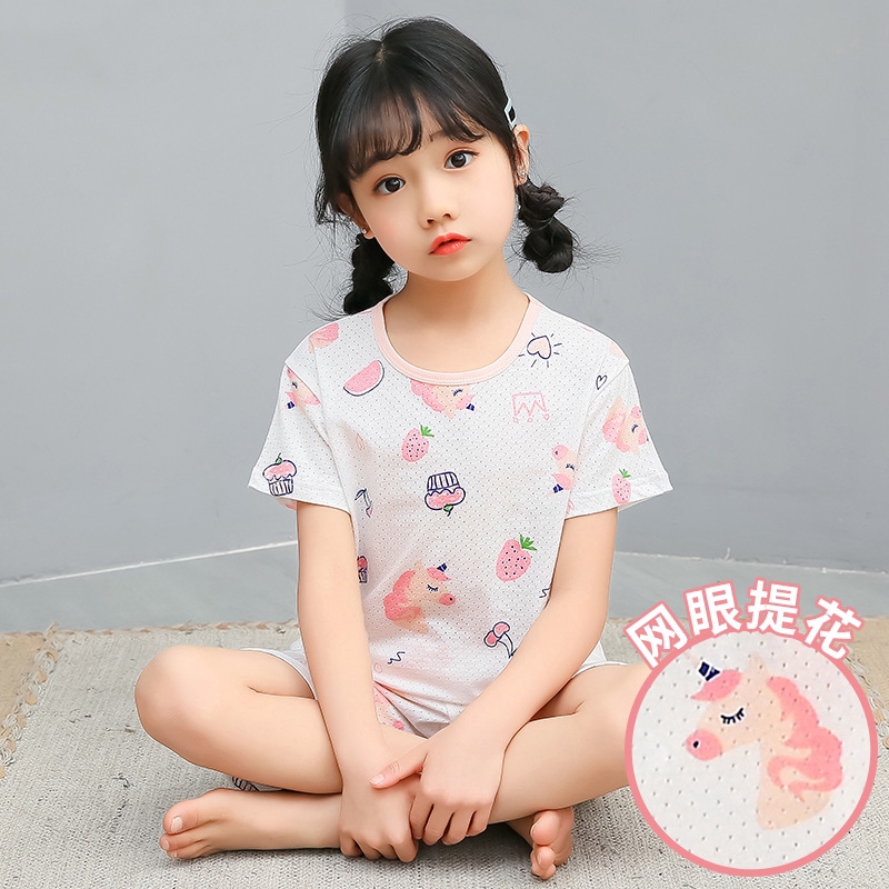 Bộ Đồ Ngủ Cotton Tay Dài Thời Trang Mùa Hè Cho Bé Trai Gái 1 Tuổi