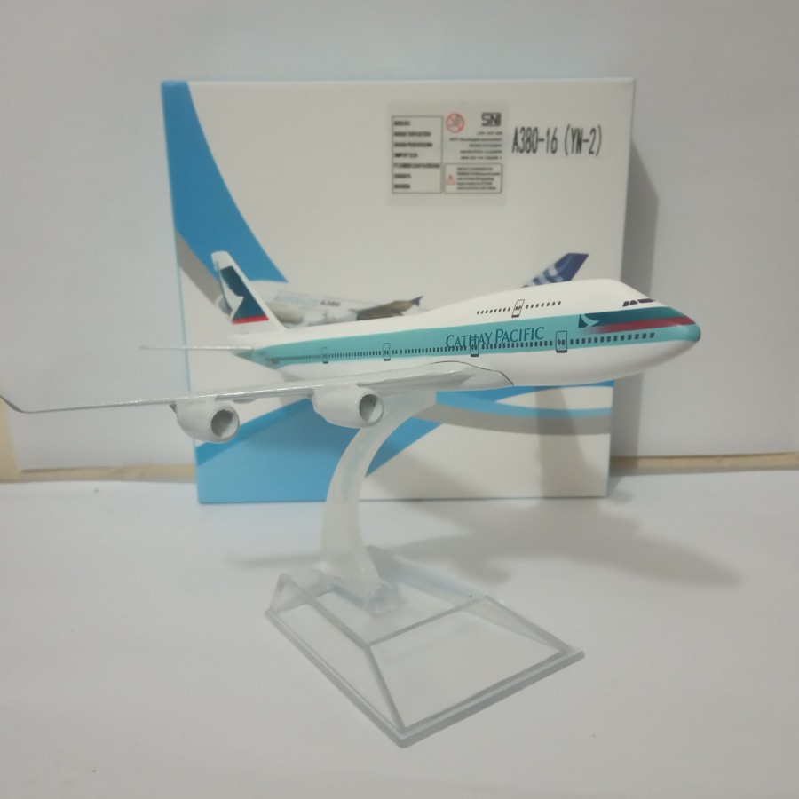 Mô Hình Máy Bay Cathay Pasific Airbus A380 Bằng Sắt