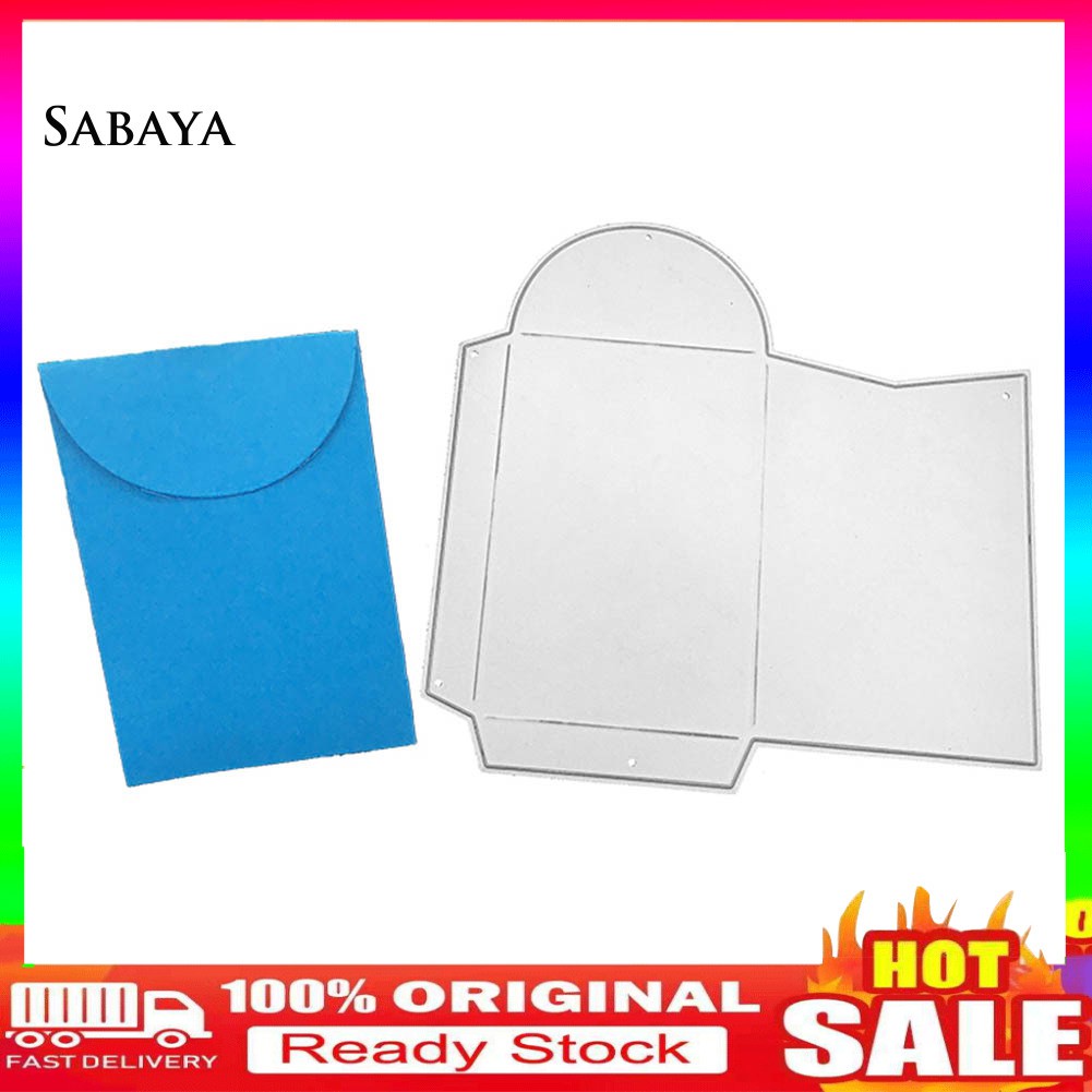 Khuôn Cắt Giấy Làm Từ Kim Loại Tạo Hình Phong Thư Trang Trí Scrapbook
