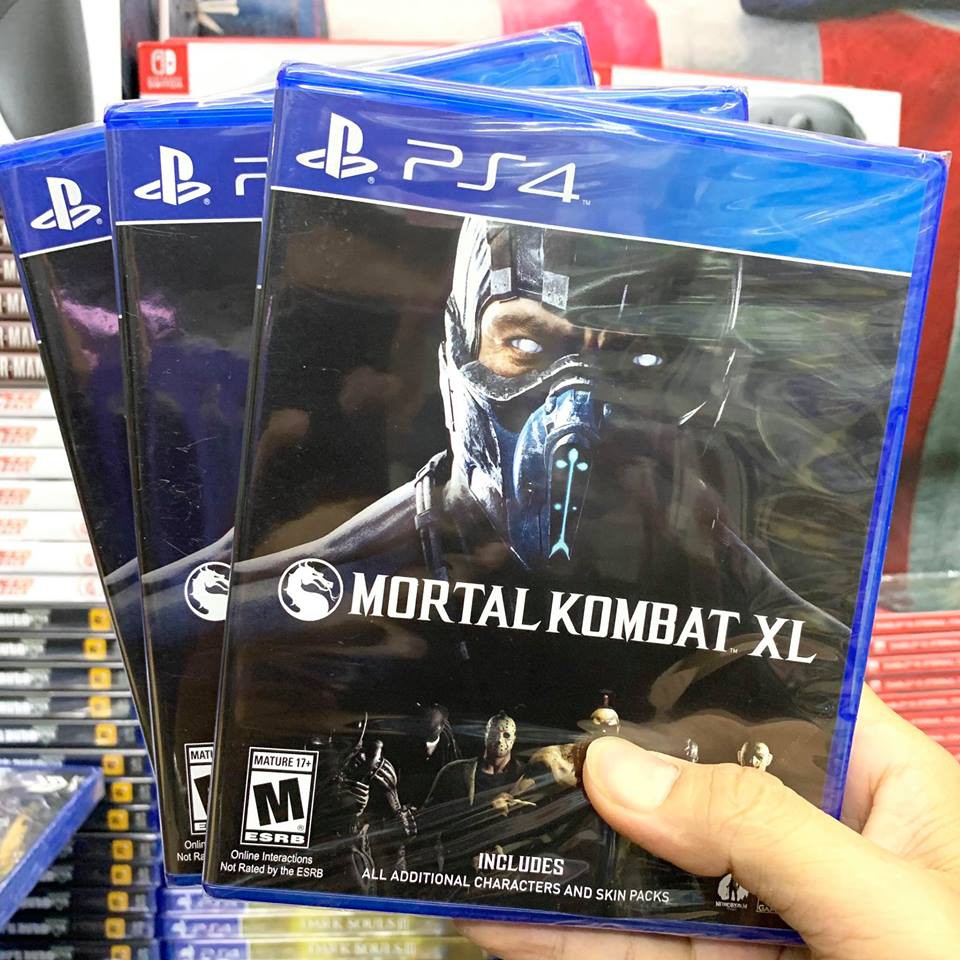 [Mã SKAMCLU9 giảm 10% đơn 100K] Đĩa Game PS4: Mortal Kombat XL - hệ US