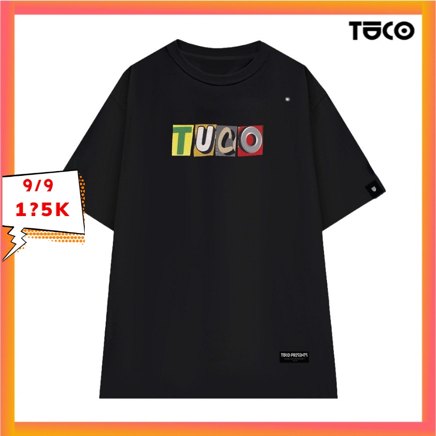 Áo thun Unisex TUCO Basic Tee phông cotton CUT LETTER nam nữ tay lỡ oversize form rộng nhiều màu