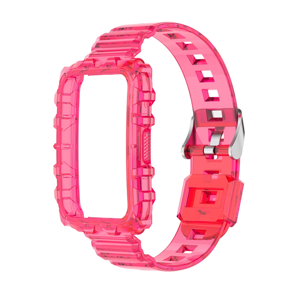 Dây Đeo Tay Thay Thế Bằng Silicone Trong Suốt Cho Xiaomi mi band 7 pro 7 6 5 4 3 mi band 7 pro 7 6 5