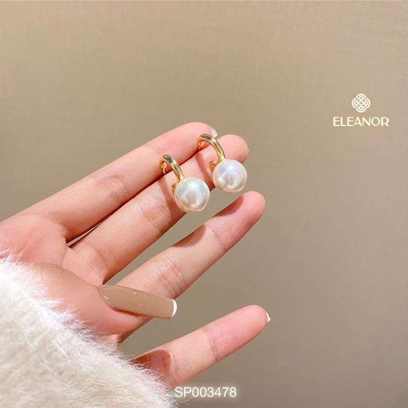 Bông tai nữ Eleanor Accessories ngọc trai nhân tạo phụ kiện trang sức sang trọng