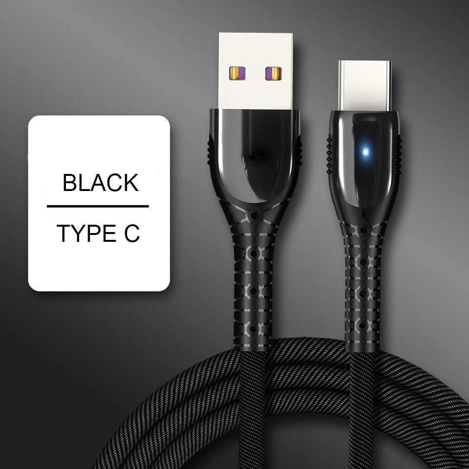 Dây cáp sạc nhanh USB Type-C 5A QC 3.0 dành cho điện thoại