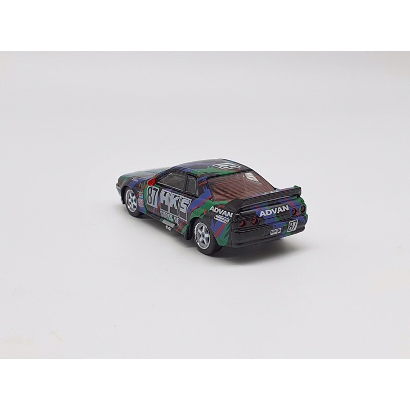 Xe Mô Hình Nissan Skyline GT-R (R32) Gr.A #87 HKS 1993 Japan Touringcar Championship 1:64 MiniGT ( Xanh Lá )