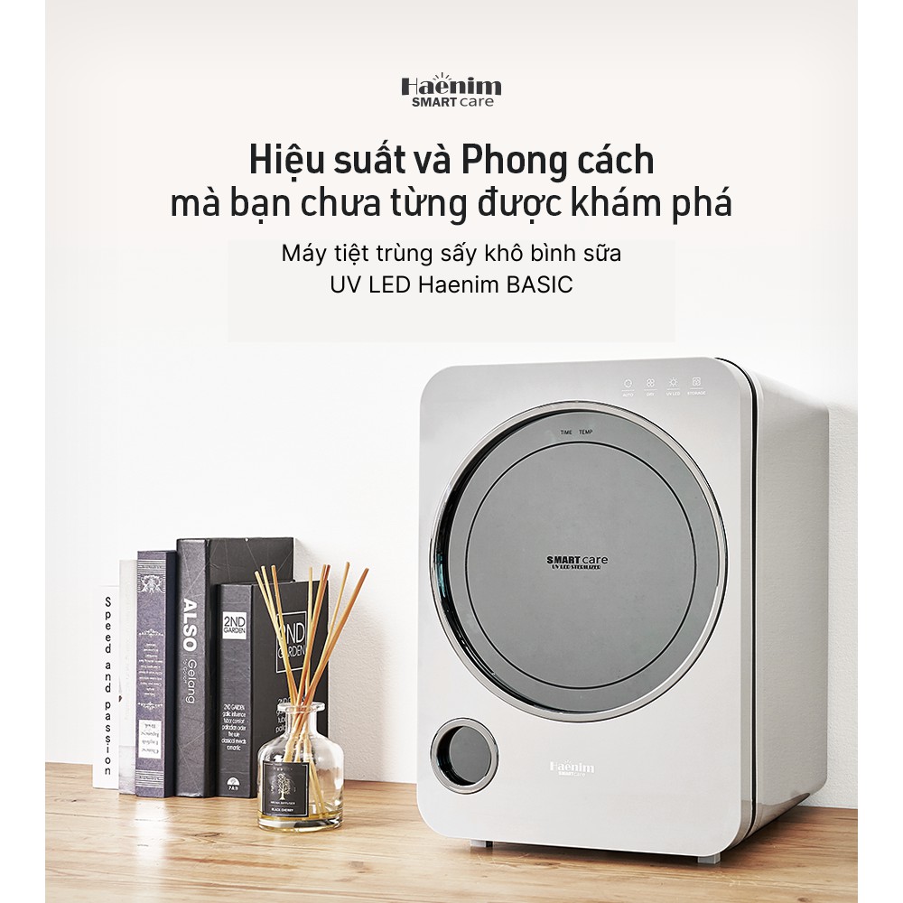 HÀNG CHÍNH HÃNG  MÁY TIỆT TRÙNG, SẤY KHÔ TIA UV HAENIM BASIC (HN-03-N)