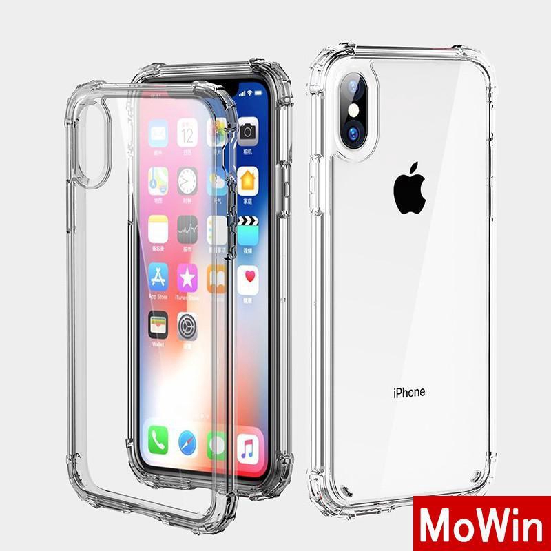 Ốp lưng silicon trong suốt chống sốc chất lượng cao cho điện thoại iPhone 11 7p/8p X | BigBuy360 - bigbuy360.vn