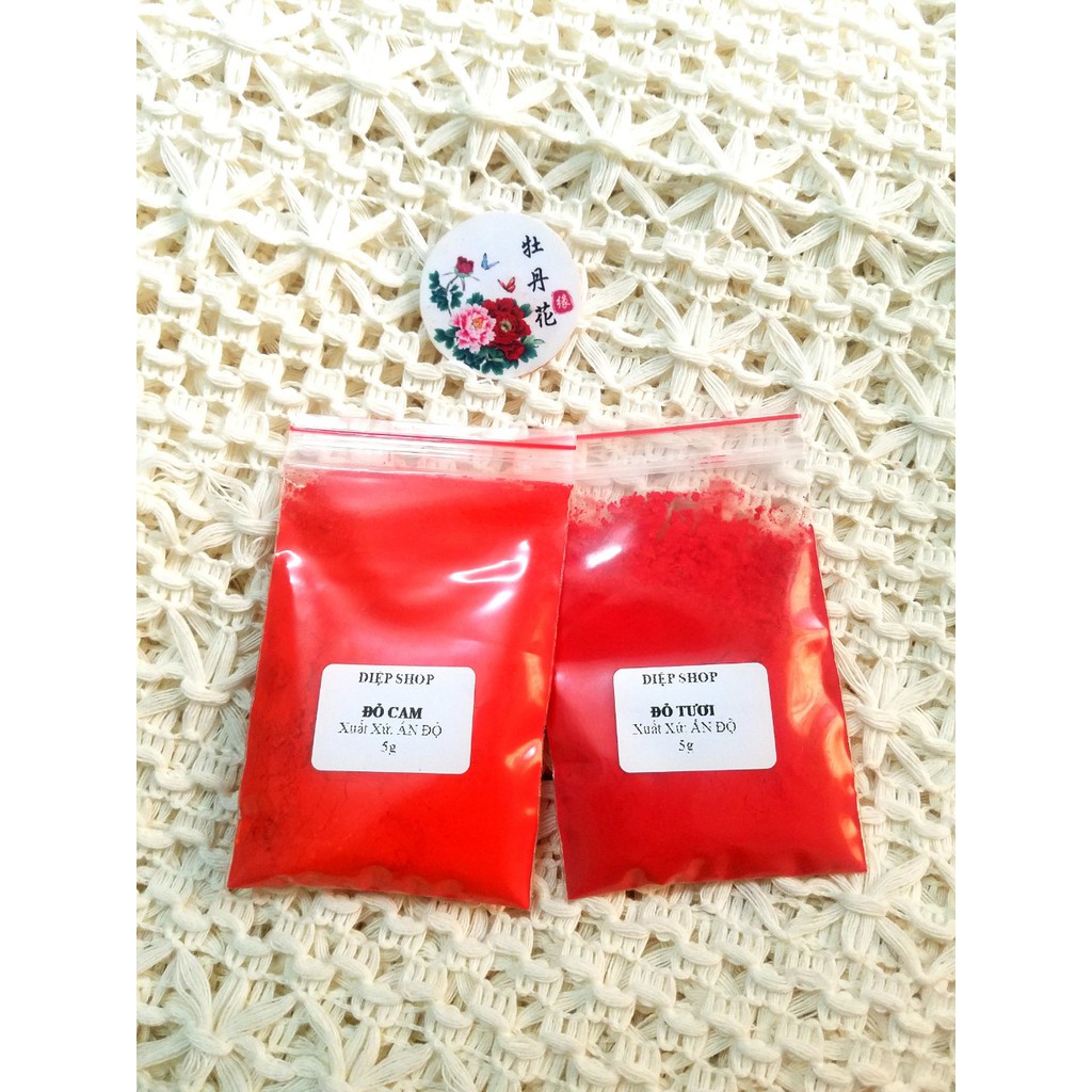Màu khoáng Ấn làm son handmade 5g