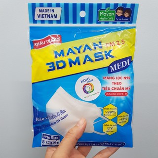 Khẩu trang Mayan 3D Mask PM 2.5