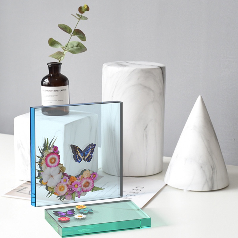 Khuôn Silicon Siêu Dính Hình Chữ Nhật / Vuông / Vuông Làm Khung Ảnh Để Bàn Trang Trí Nội Thất