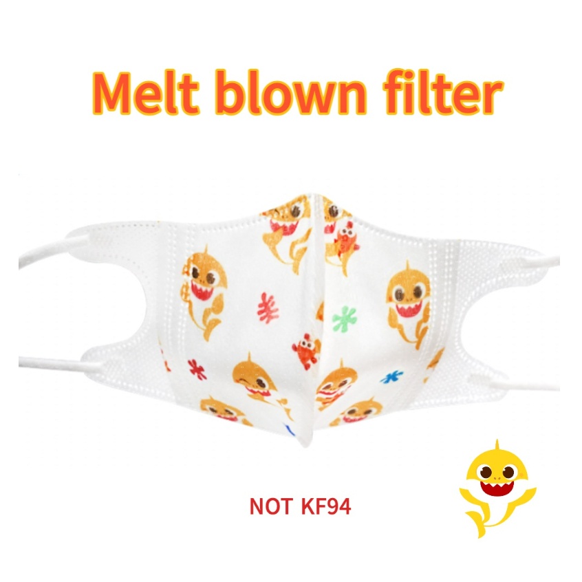 Set 5 Khẩu Trang Pinkfong Siêu Nhỏ 365 Độ