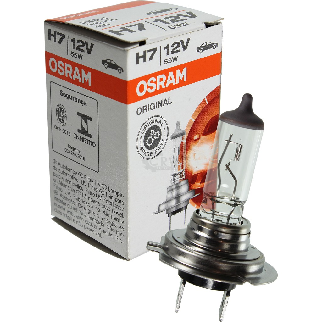 Bóng đèn halogen Osram Original H7 12V 55W sử dụng cho ô tô xe hơi