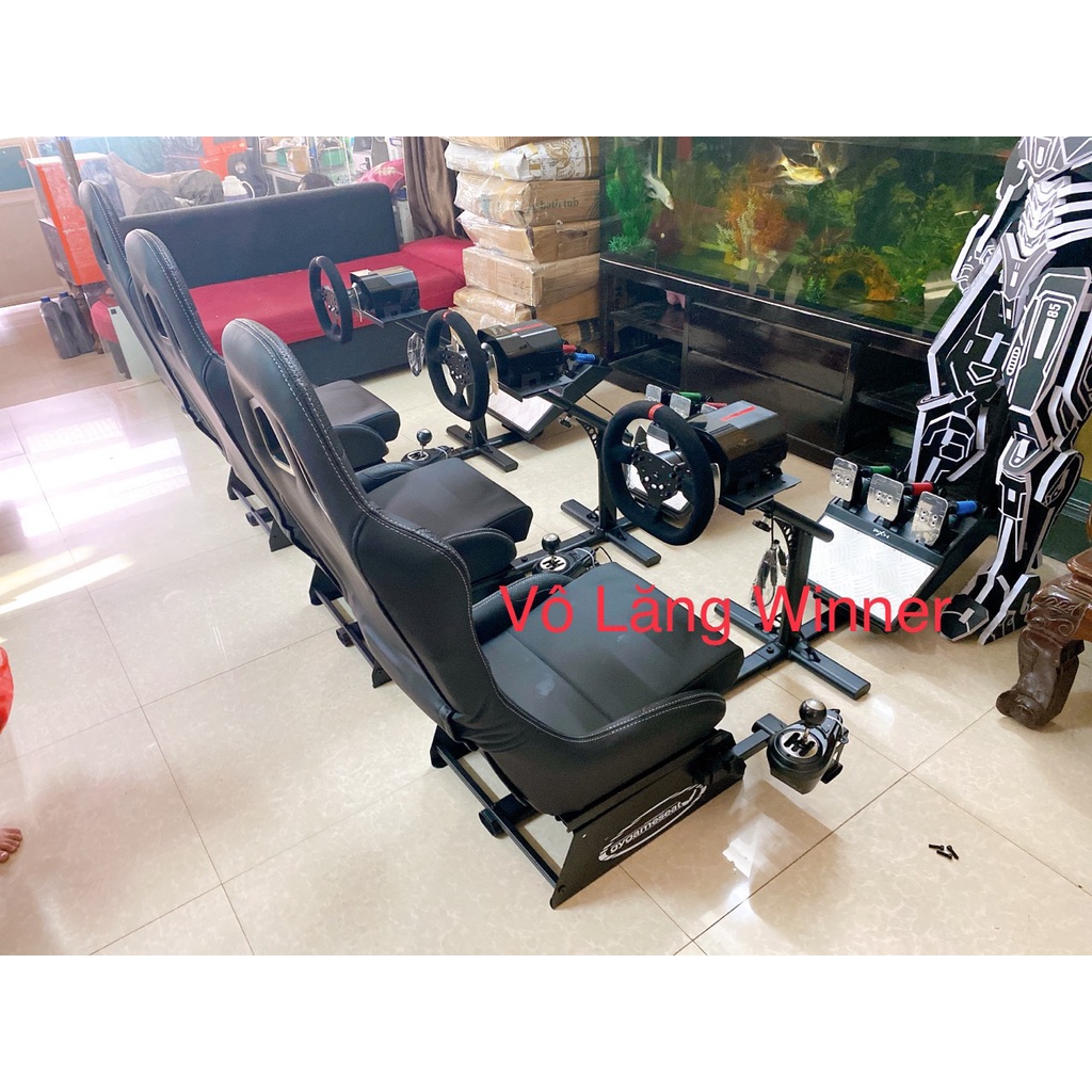 Combo vô lăng chơi game PXN v10 + playseat Evolution
