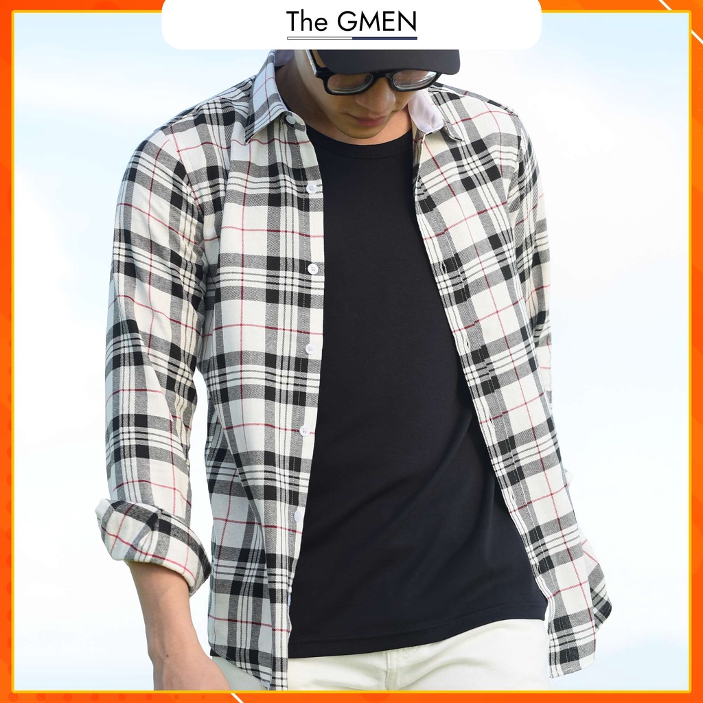 [Giảm 10% Mã SKMLTSM12] Áo sơ mi nam The GMEN Flannel nhiều màu, chất liệu mềm mại, dày dặn, giá tốt | BigBuy360 - bigbuy360.vn