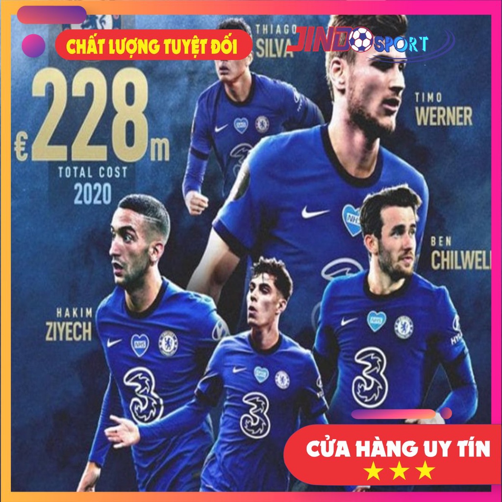 Áo bóng đá CLB Chelsea mẫu mới nhất