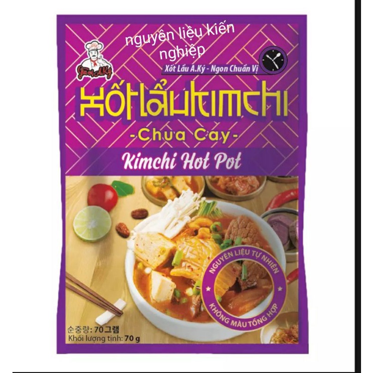 Xốt Gia Vị _ Sốt Gia Vị Lẩu Kim Chi Hot Pot và Tom Yum Paste hiệu A Ký