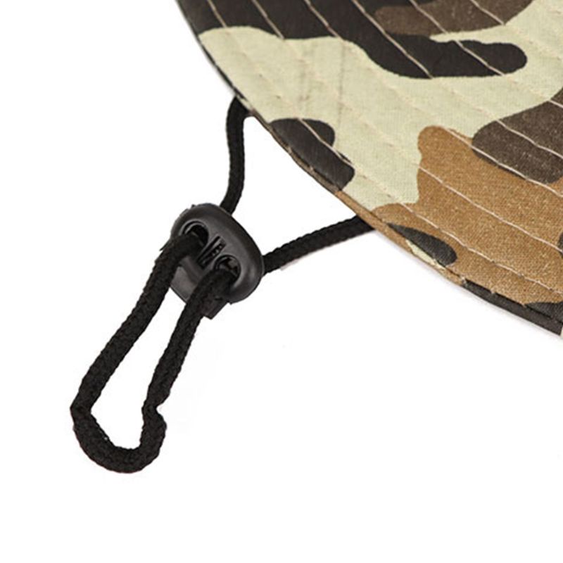 Nón Vành Rộng Họa Tiết Rằn Ri Phối Lưới Thời Trang Mùa Hè Cho Nam Và Nữ