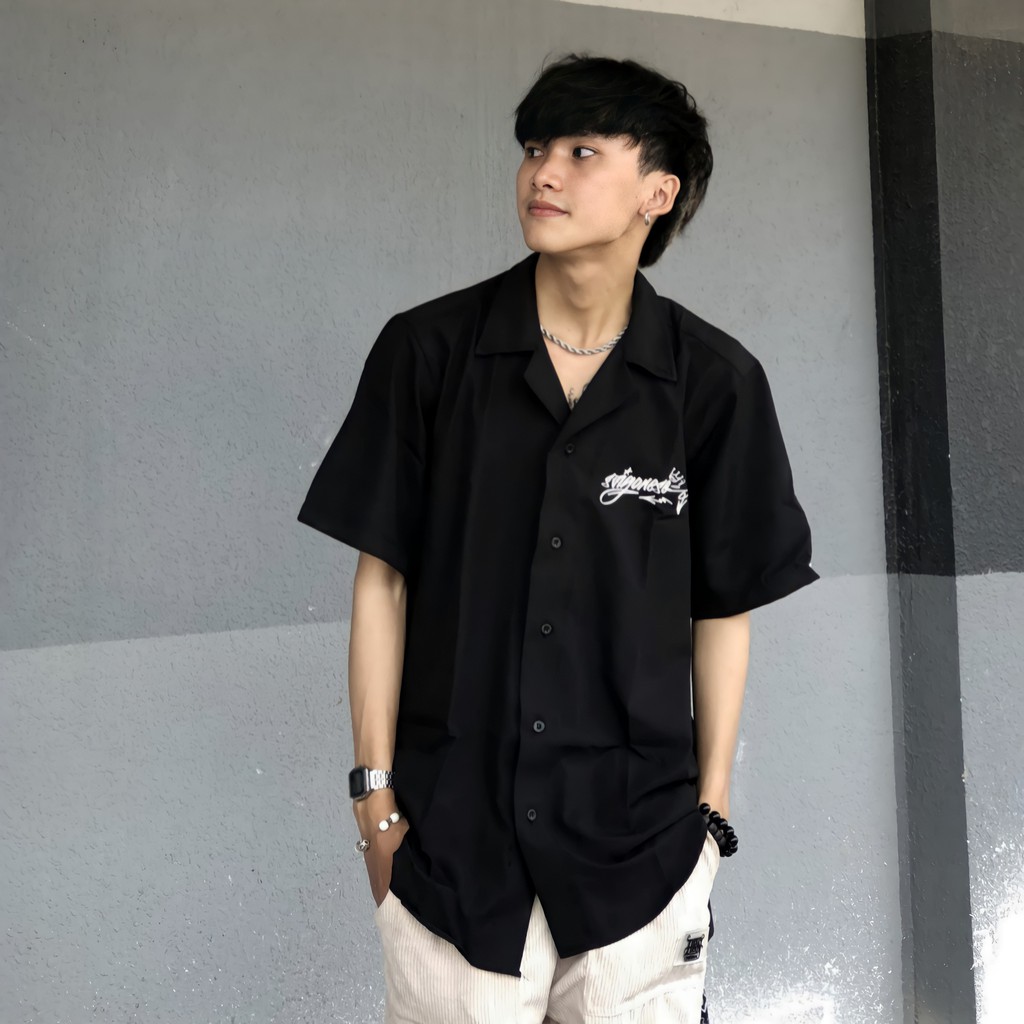 Aó Sơ Mi Form Rộng Graffiti SGES Unisex Nam Nữ | BigBuy360 - bigbuy360.vn