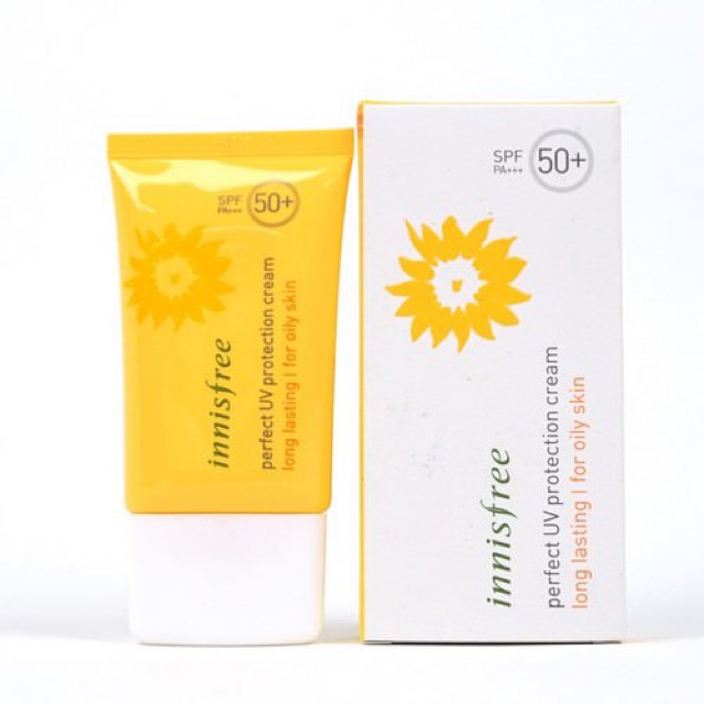 Kem chống nắng vật lý dành cho da dầu innisfree long lasting oily skin 50ml