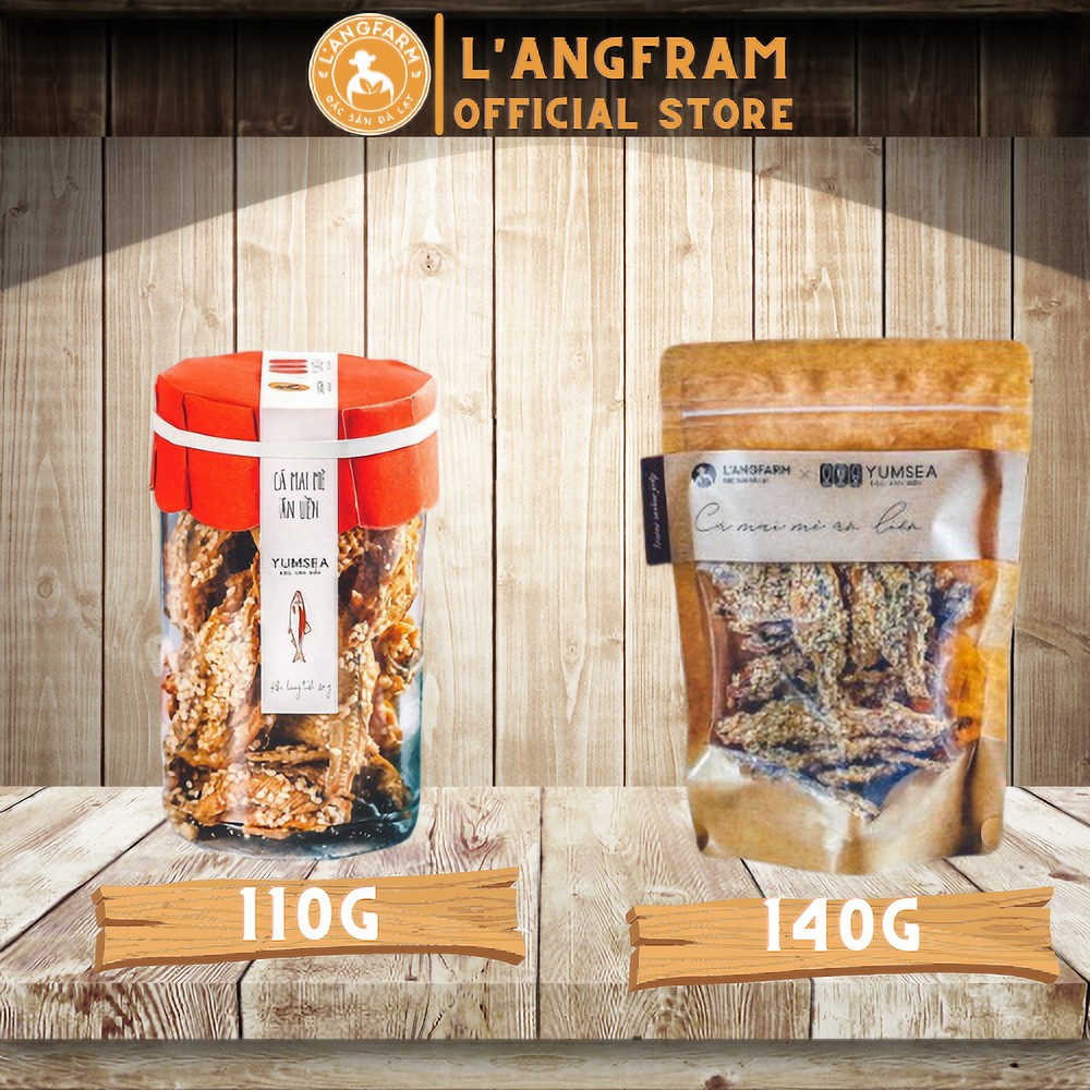 Cá mai tẩm mè ăn liền L'ANGFRAM, yumsea - Thuộc LANGFRAM, thương hiệu đặc sản Đà Lạt hàng đầu. | BigBuy360 - bigbuy360.vn