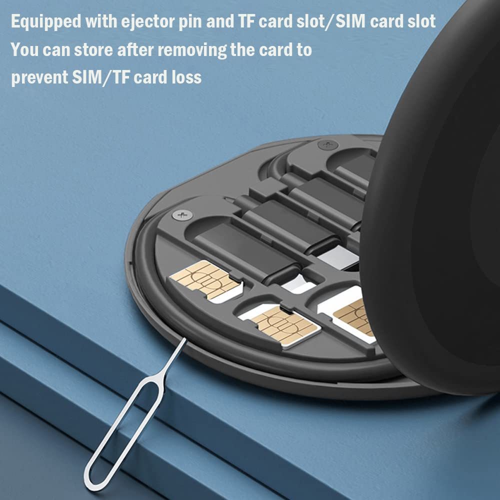Hộp Chuyển Đổi Cáp Sạc USB Type C Micro Nhiều Loại C Có Ngăn Đựng Thẻ Sim Điện Thoại