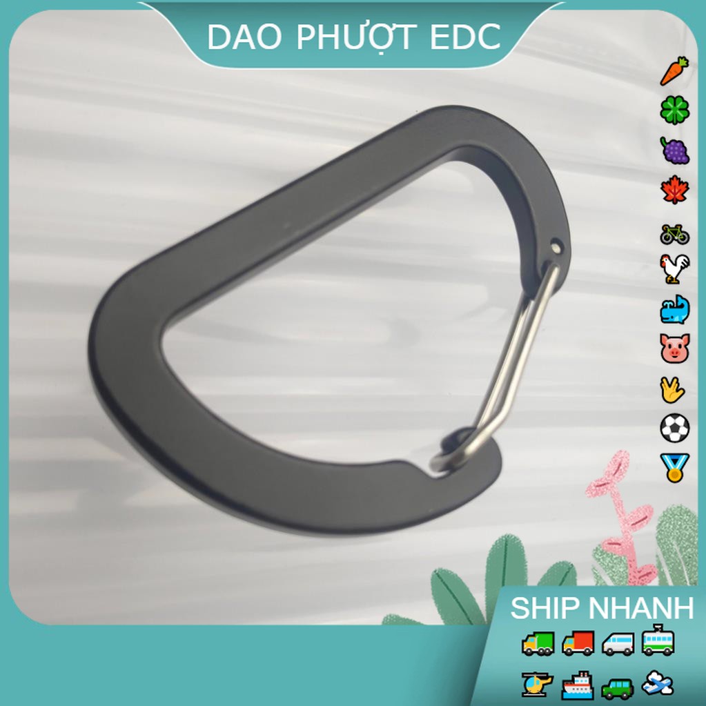 Móc Khoá Nhôm 8cm Bản Nhôm Đặc Siêu Cứng Khoá siêu Bền